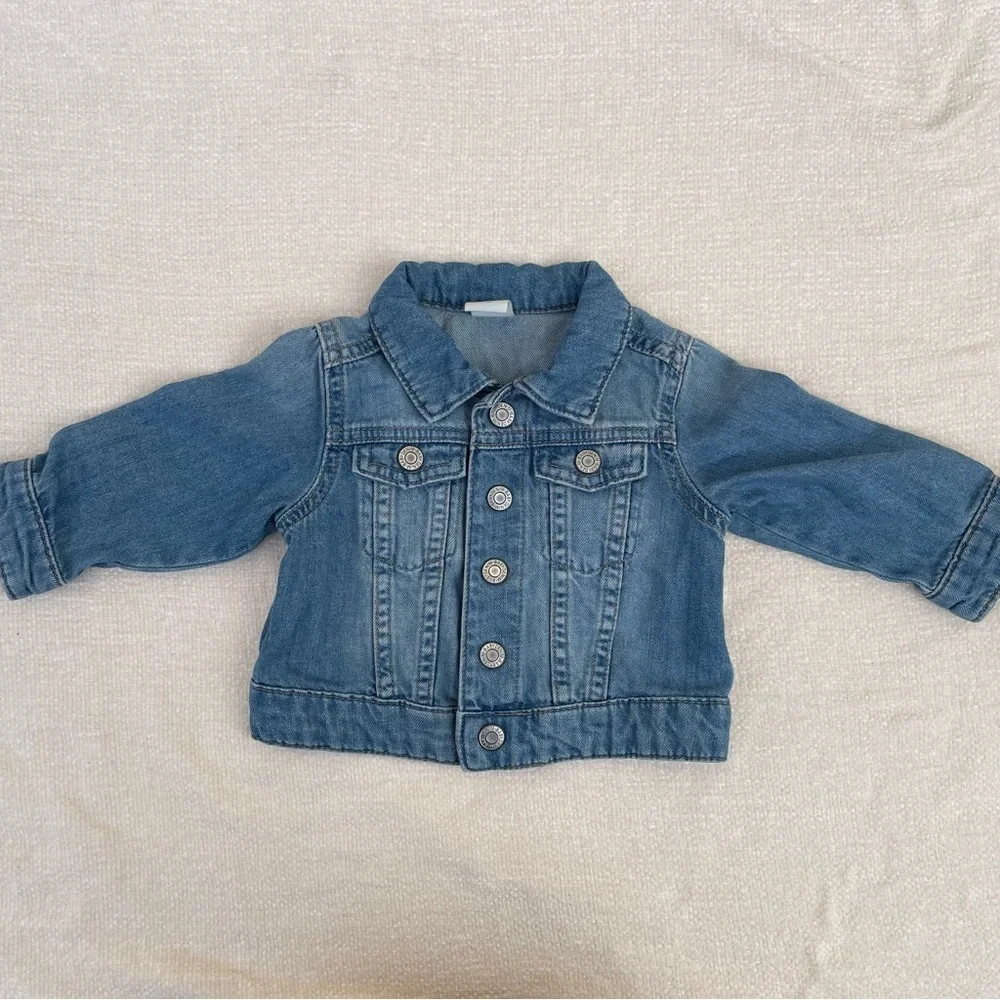 H&M baby denim jacket size 6m boy/girl - Picture 1 of 8